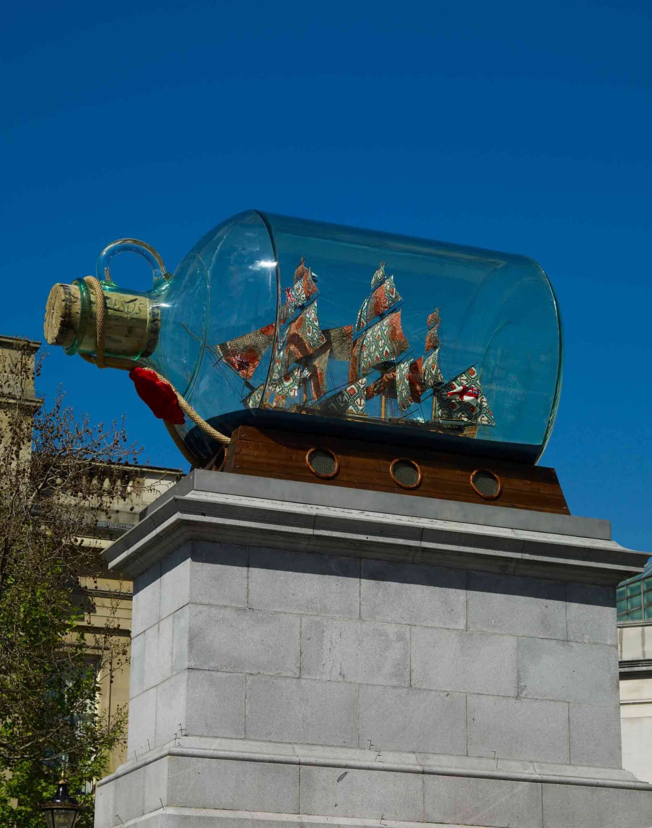 Yinka Shonibare CBE, Nelson’s Ship in a Bottle, 2010