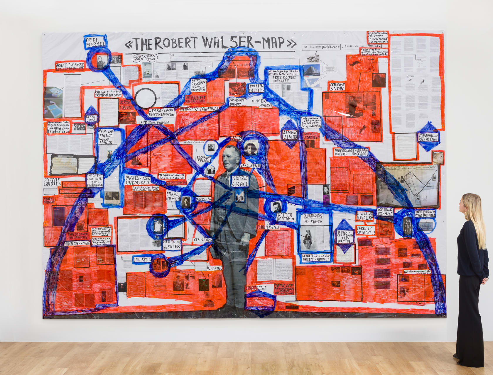 Thomas Hirschhorn, The Robert Walser-Map, 2020