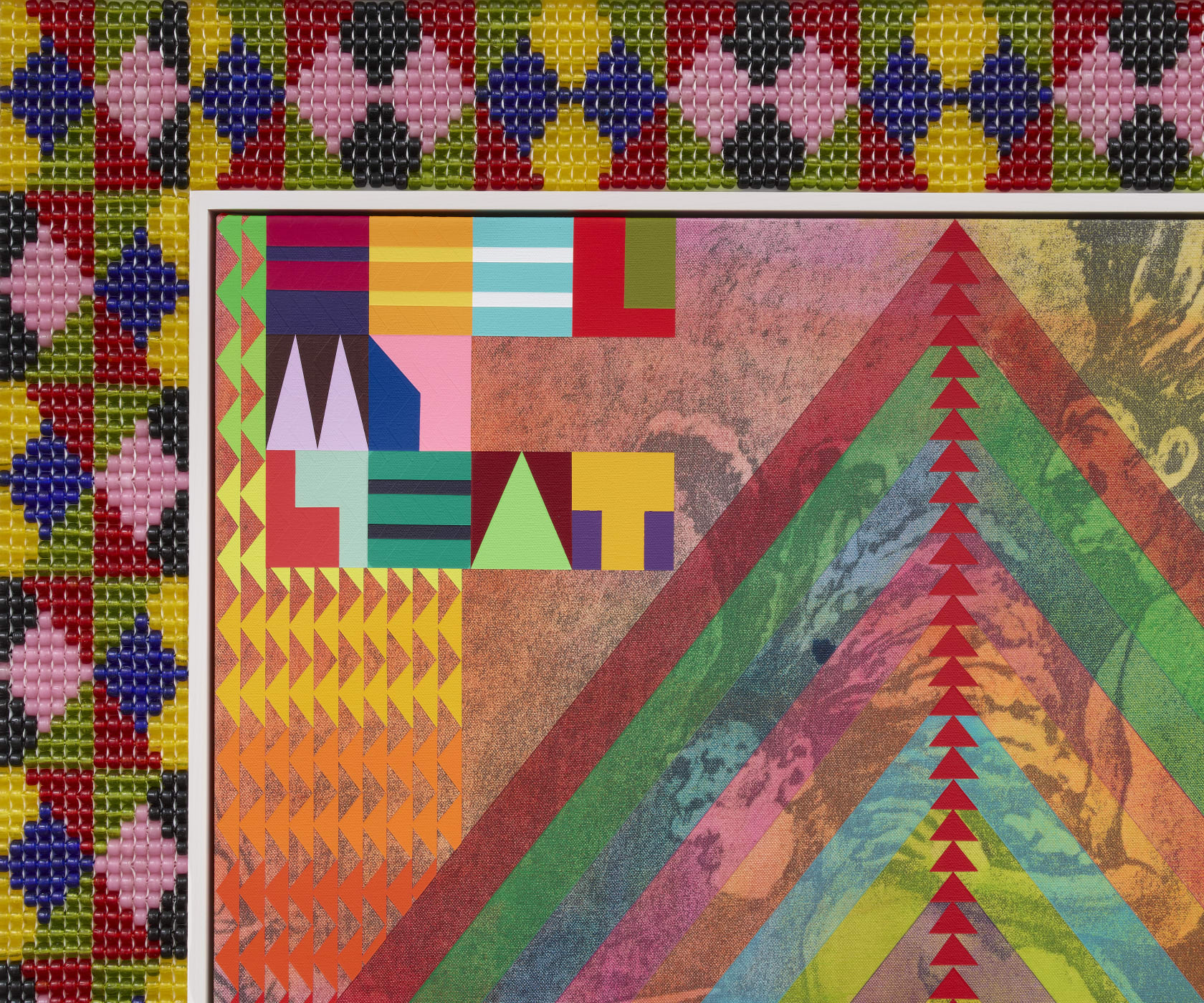 Jeffrey Gibson FEEL MY HEAT, 2021