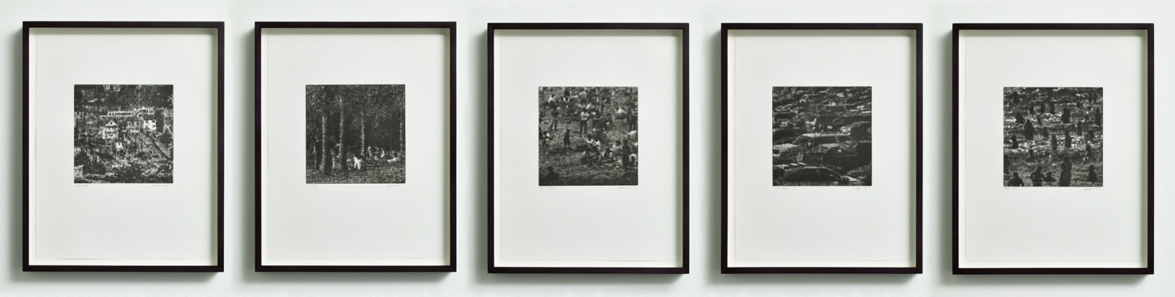 Wayne Gonzales, Crowd, 2014