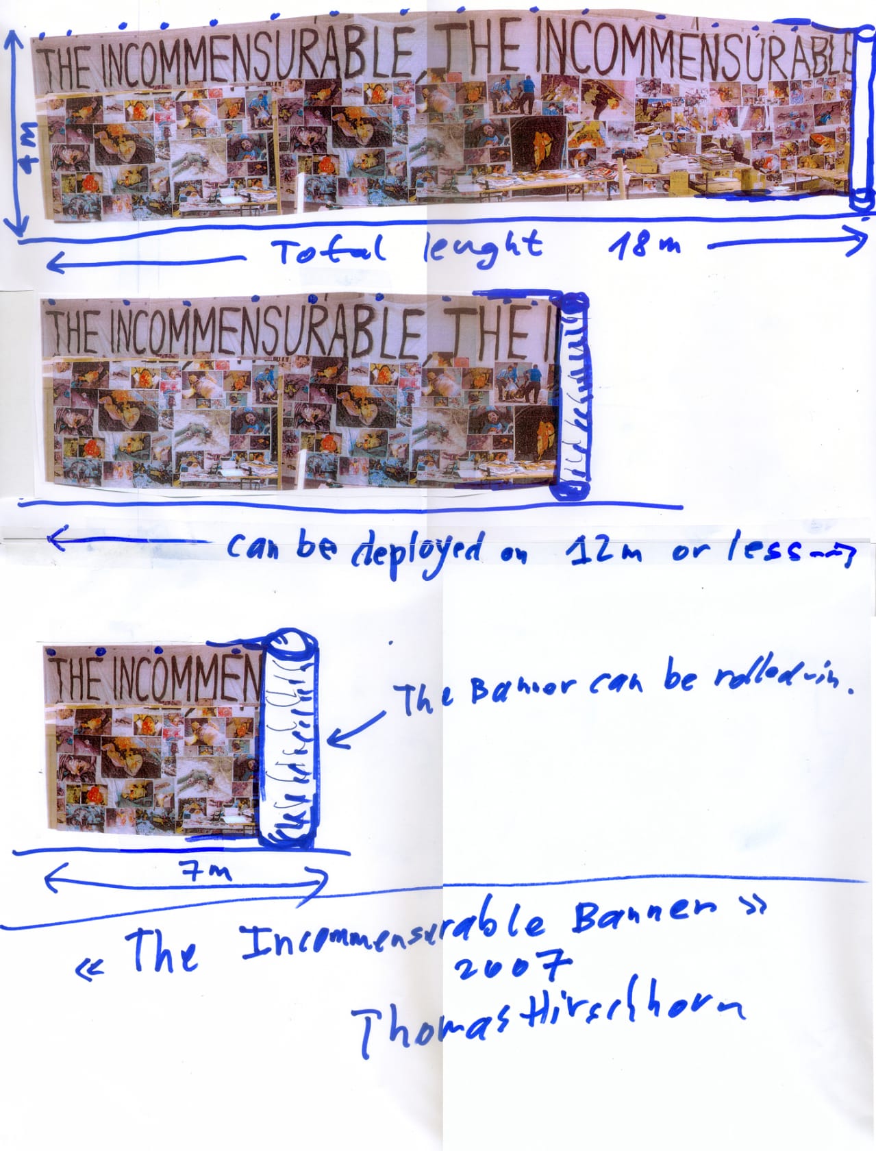 Thomas Hirschhorn, The Incommensurable Banner, 2007