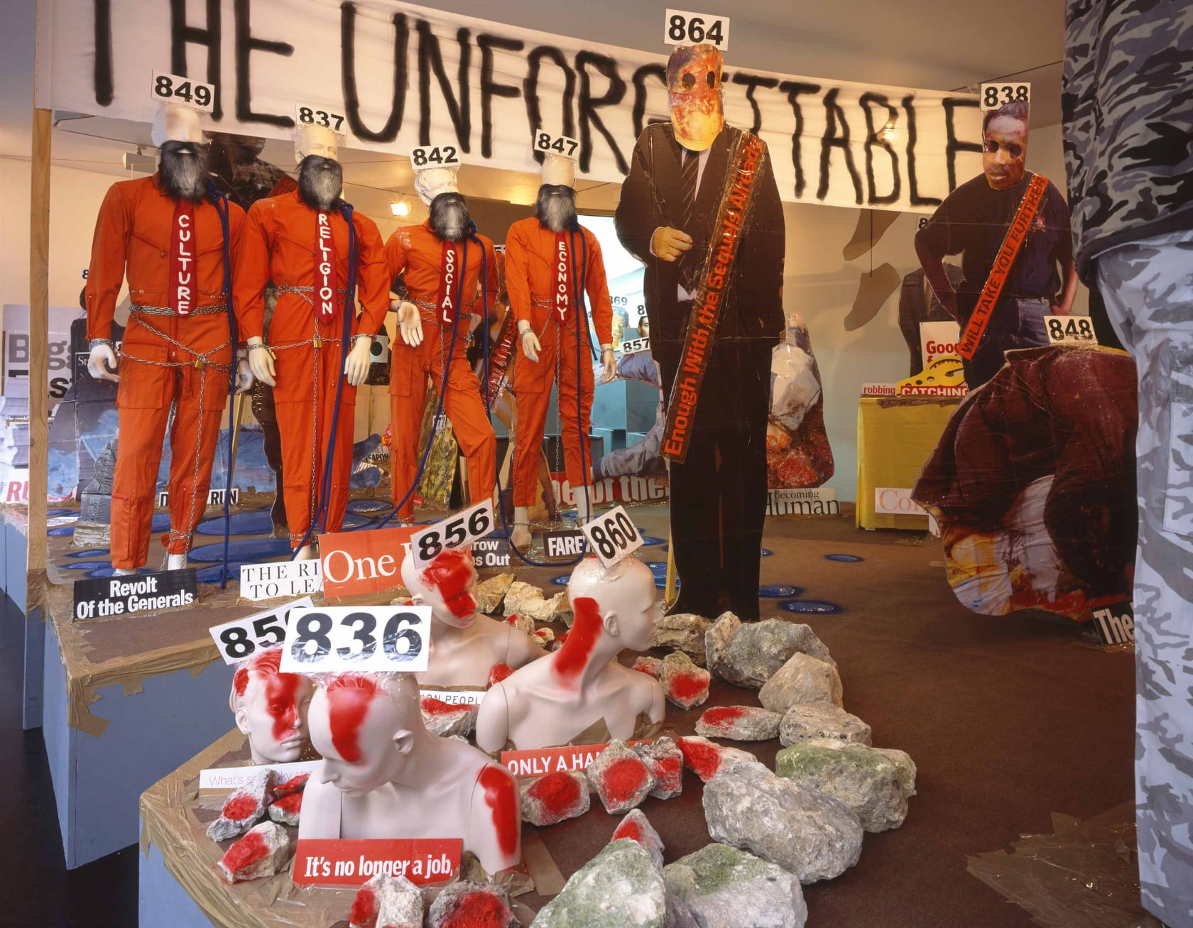 Thomas Hirschhorn, Substitution 2 (The Unforgettable), 2007