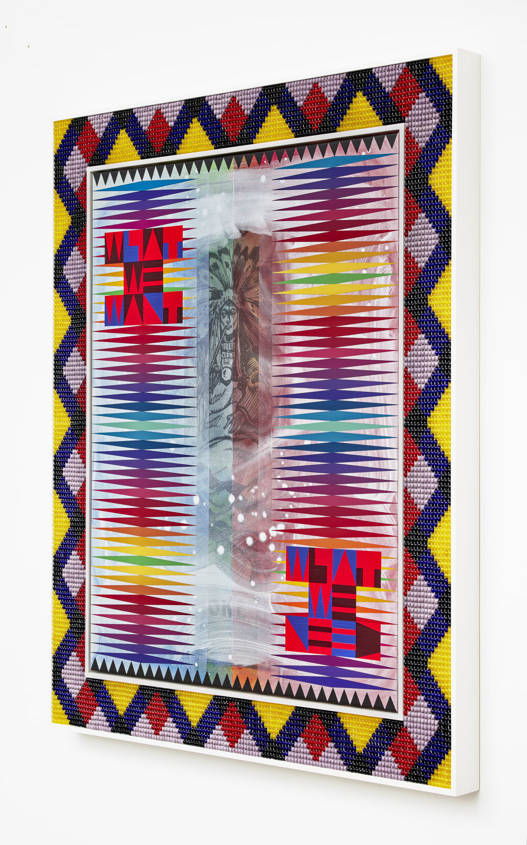 Jeffrey Gibson WHAT WE WANT WHAT WE NEED, 2021