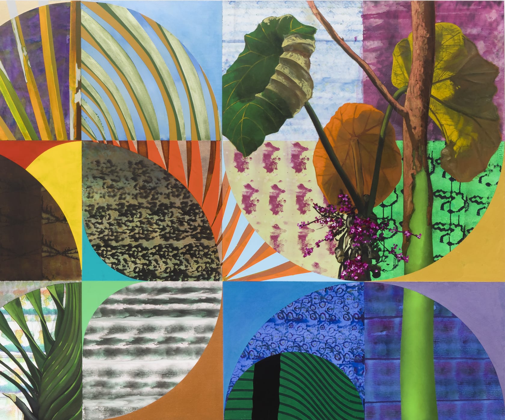 Luiz Zerbini, Happiness Beyond Paradise, 2020