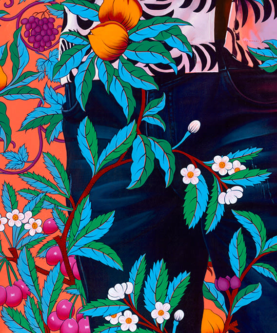 Kehinde Wiley, Portrait of Yapsa Ndiaye Ndao, 2020