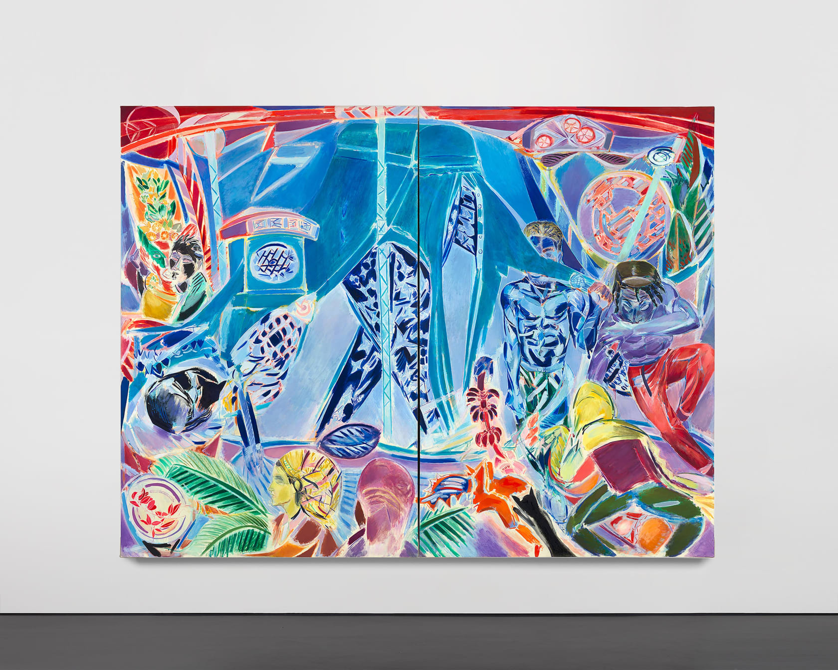 Denzil Forrester, Blue Tent, 1984