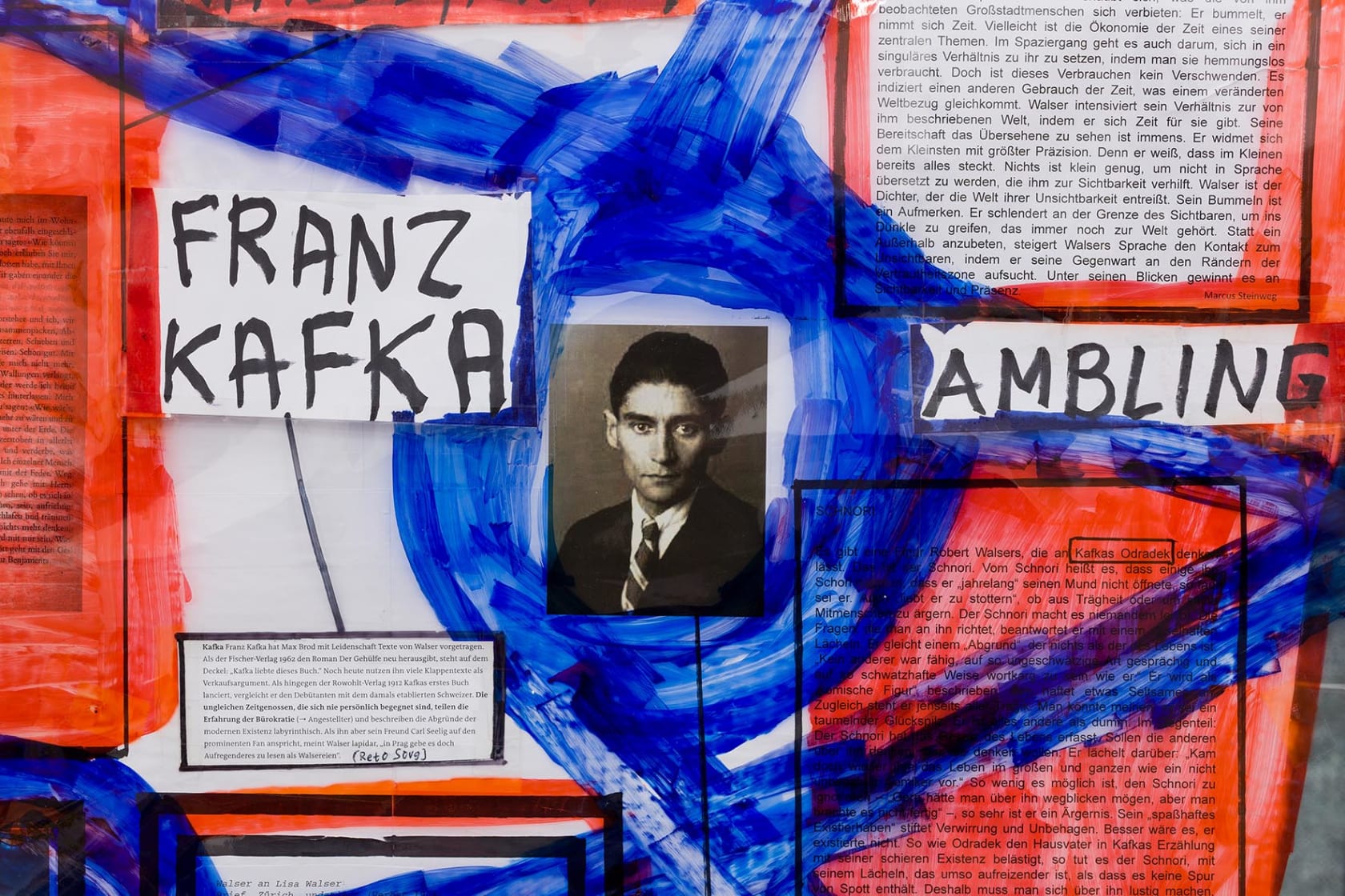 Thomas Hirschhorn, The Robert Walser-Map, 2020
