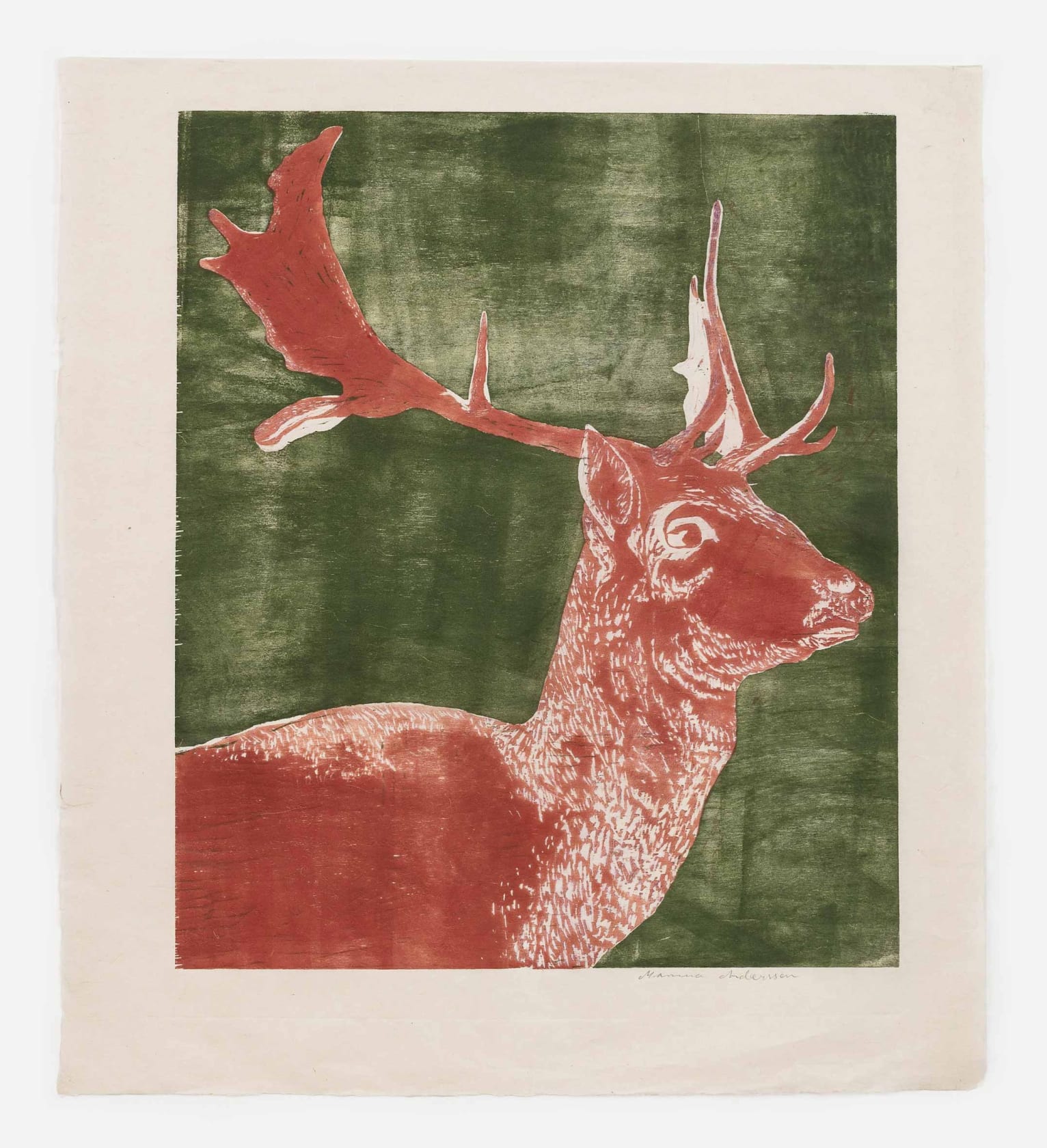 Mamma Andersson, The Fallow Deer, 2016