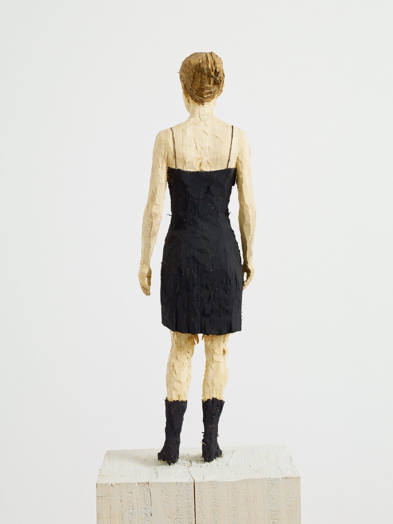Stephan Balkenhol, Woman in Black Dress, 2014