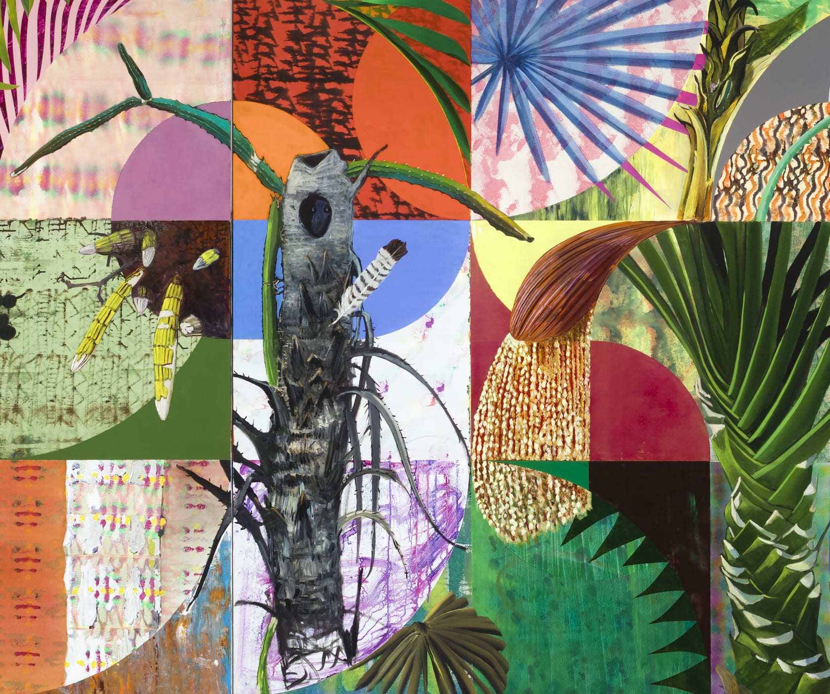 Luiz Zerbini, Happiness Beyond Paradise, 2020