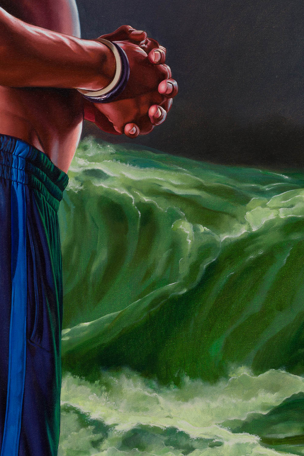 Kehinde Wiley, Fishermen Upon a Lee-shore, in Squally Weather (Zakary Antoine), 2017