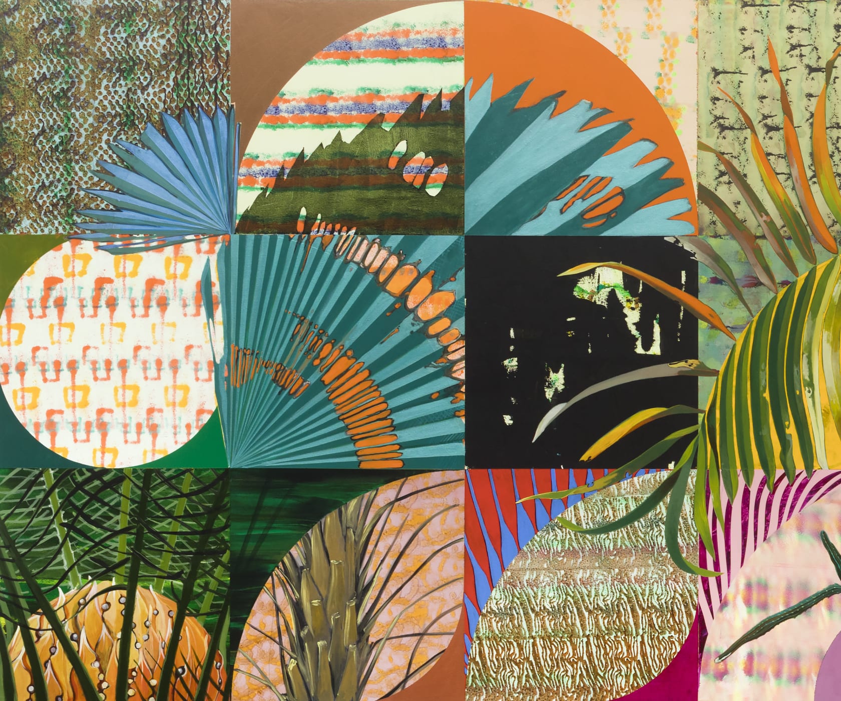 Luiz Zerbini, Happiness Beyond Paradise, 2020