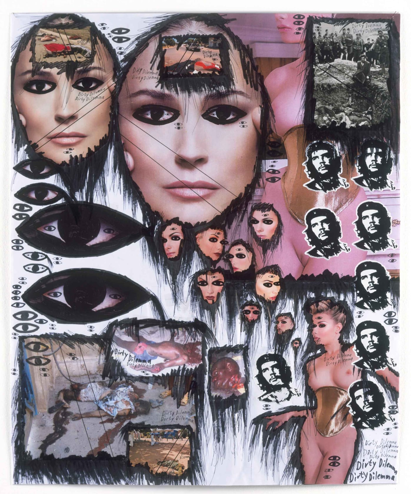 Thomas Hirschhorn, Das Auge (Dirty Dilemma), 2008