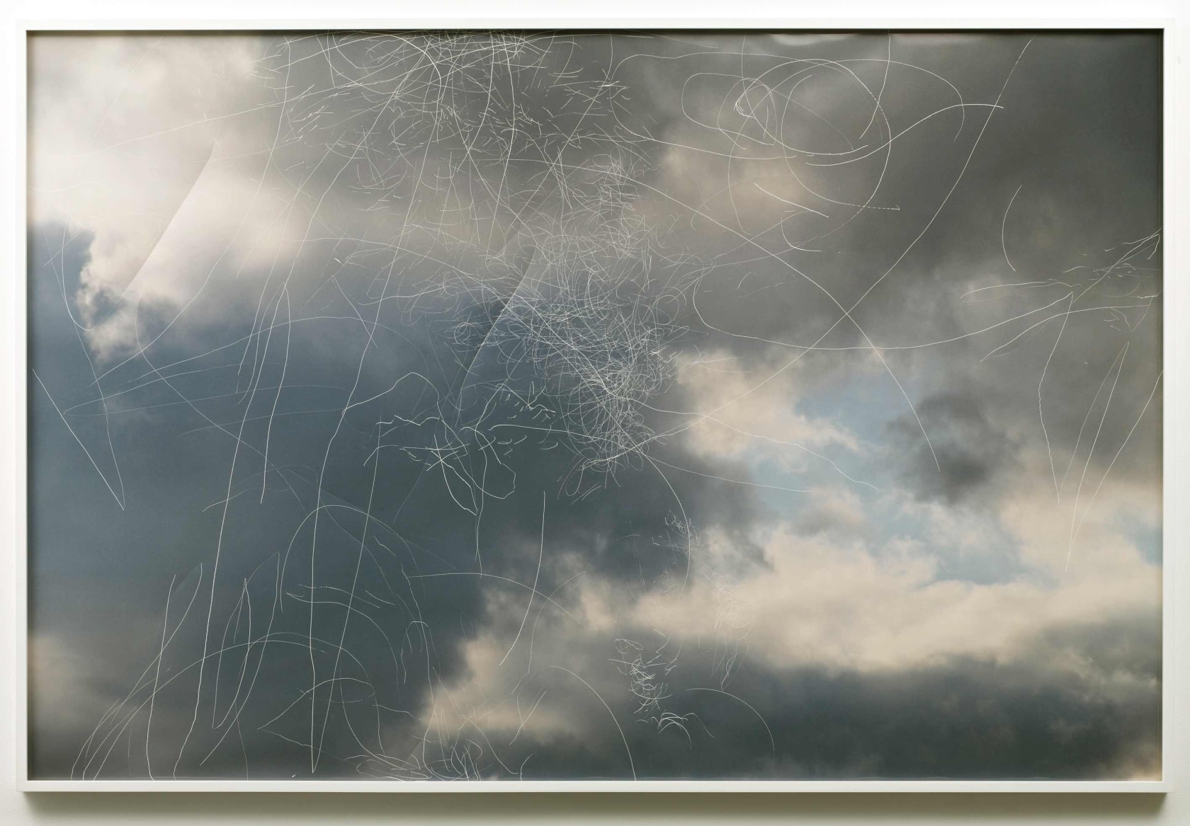 Jim Hodges, Scratched Sky/Horizontal II, 2012