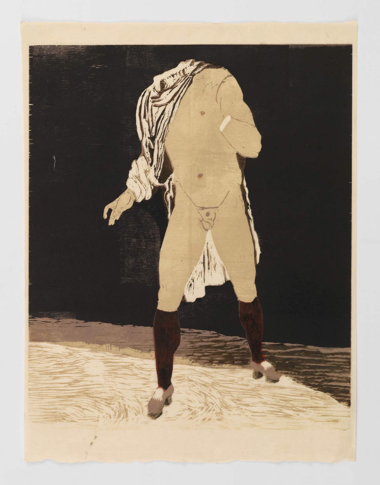 Mamma Andersson Headless Man in Stockings, 2015