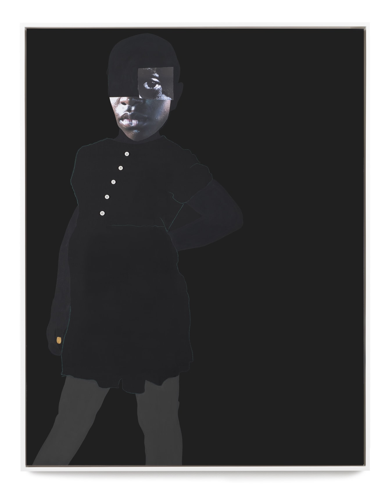 Deborah Roberts Portraits: When they look back (No. 1), 2020