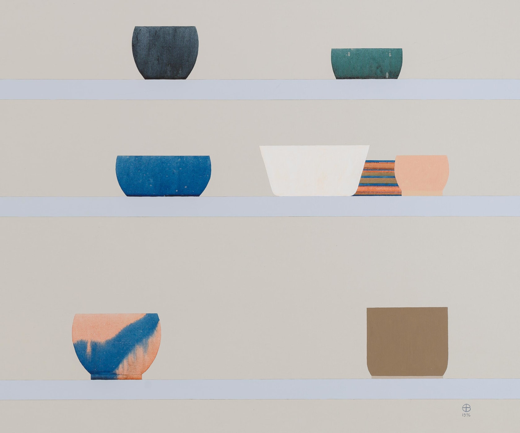 Ed Baynard Bowl Painting I, 1976