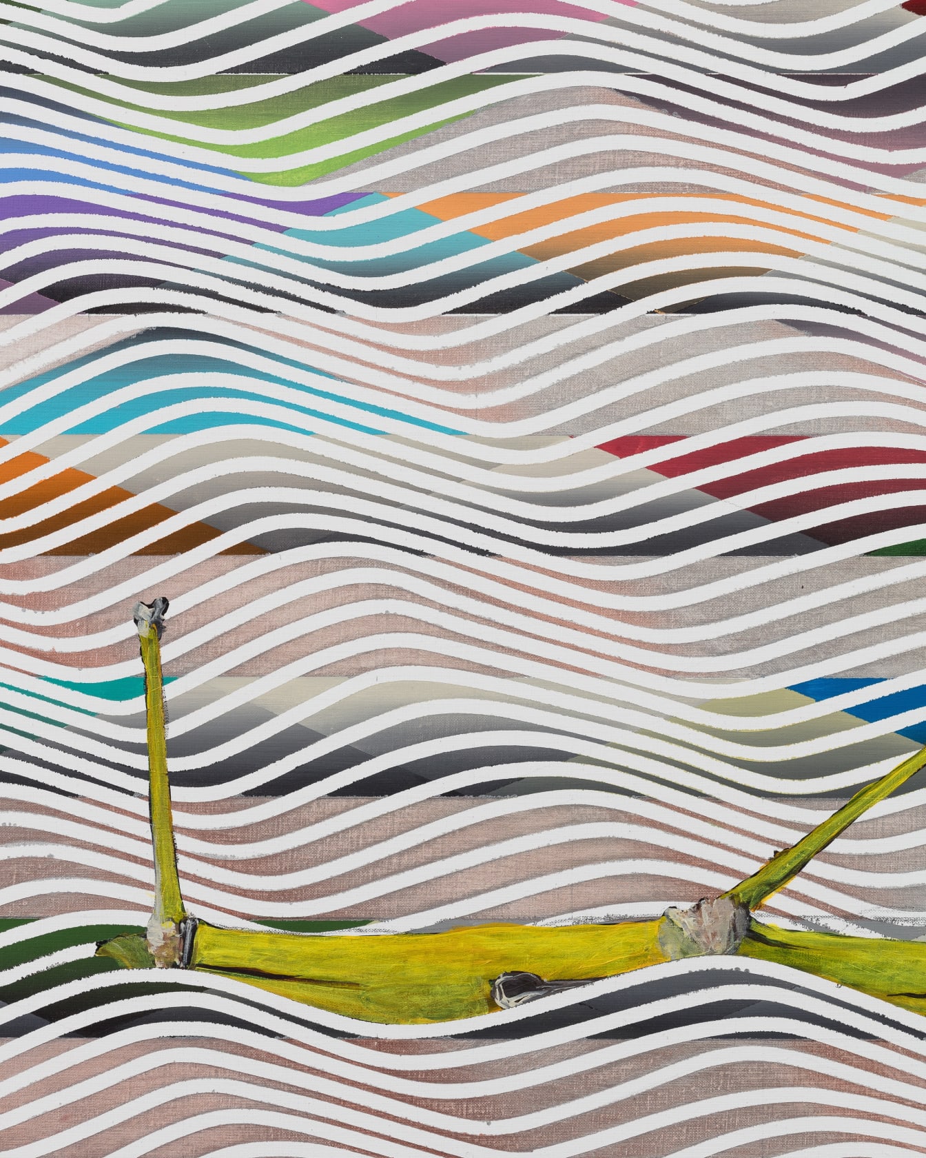 Luiz Zerbini Bambu Amarelo 2016 Stephen Friedman Gallery