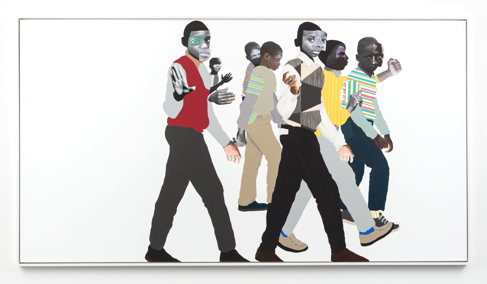 Deborah Roberts When you see me, 2019