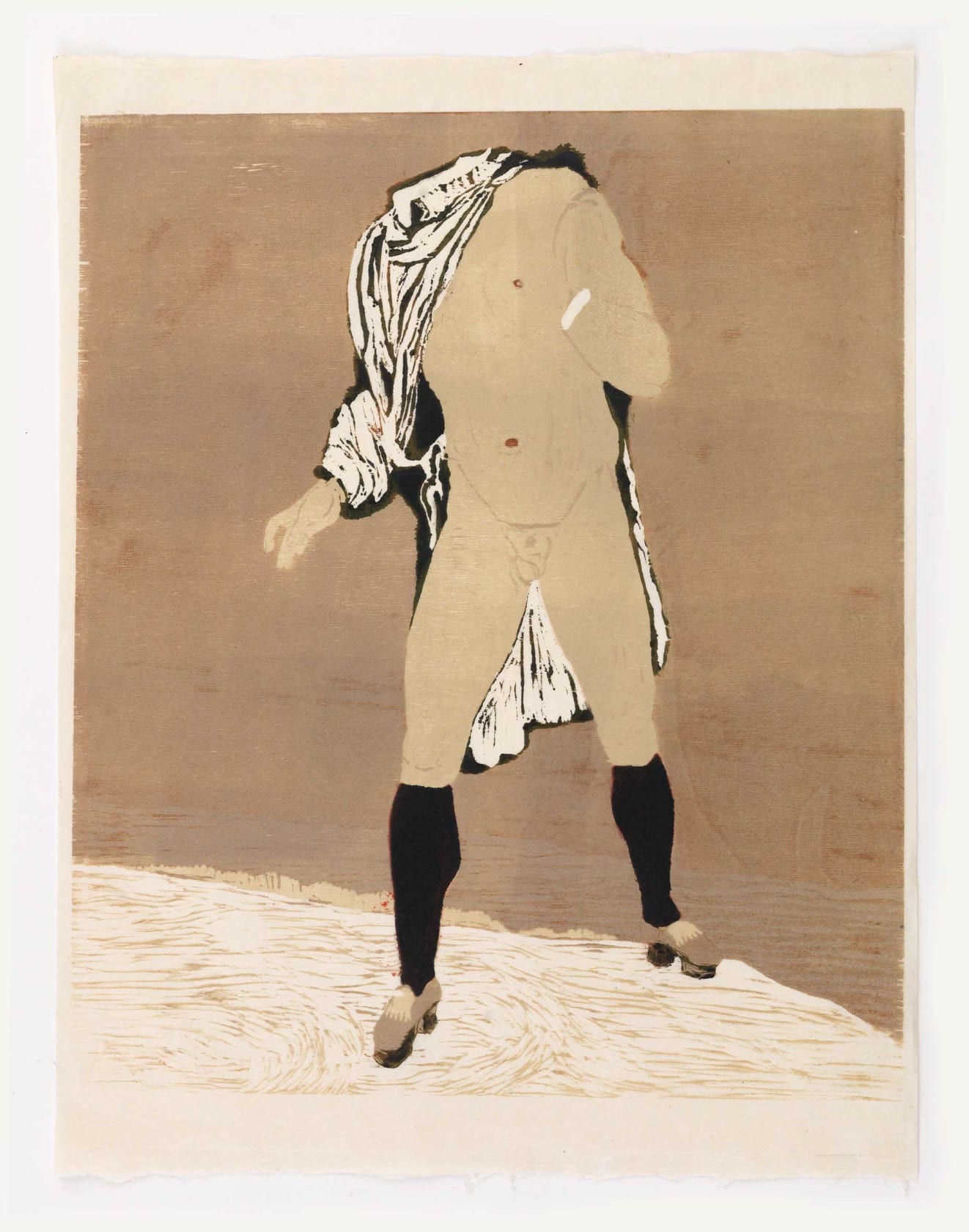 Mamma Andersson Headless Man in Stockings, 2015