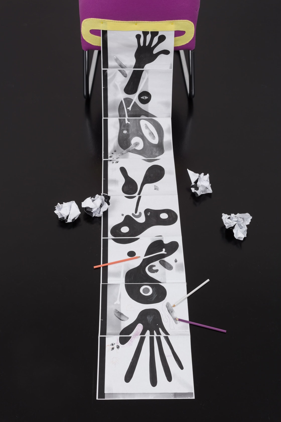 Jonathan Baldock, I'll Be Your Mirror, Reflect What You Are (3) (Form Seated as Artist Photocopier), 2015