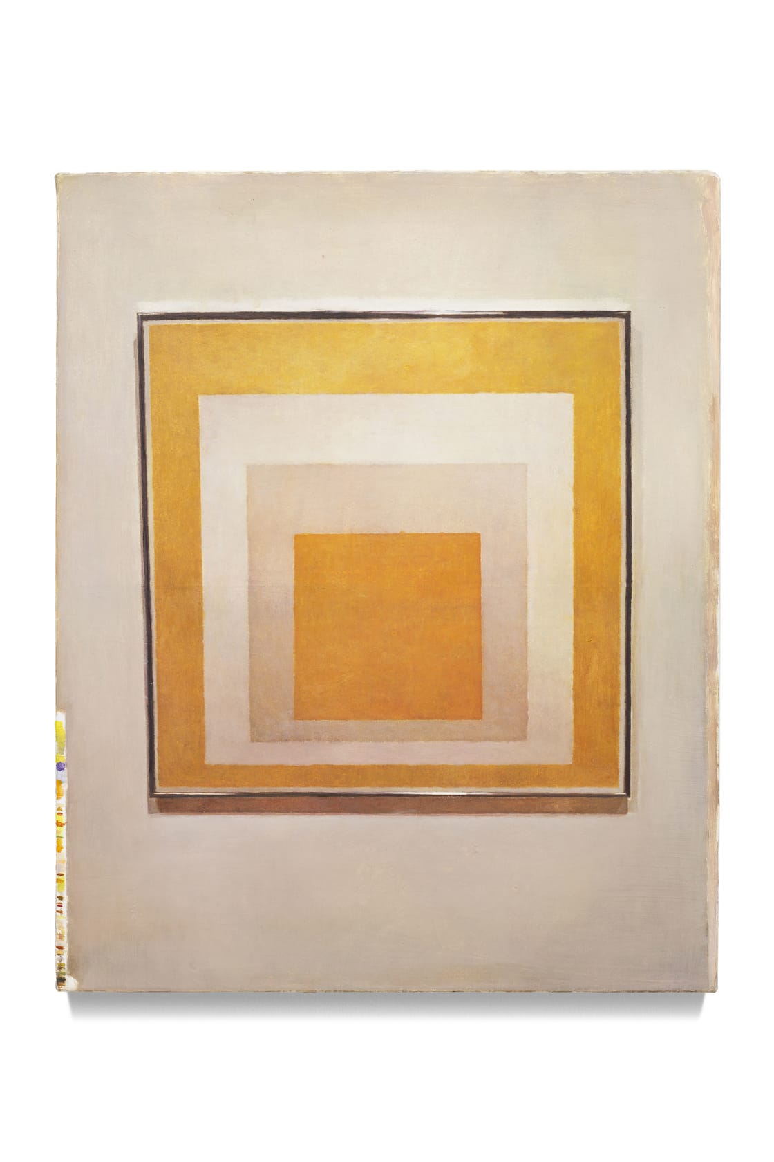 Juan Araujo, Painting of two whites between two yellows, 2020