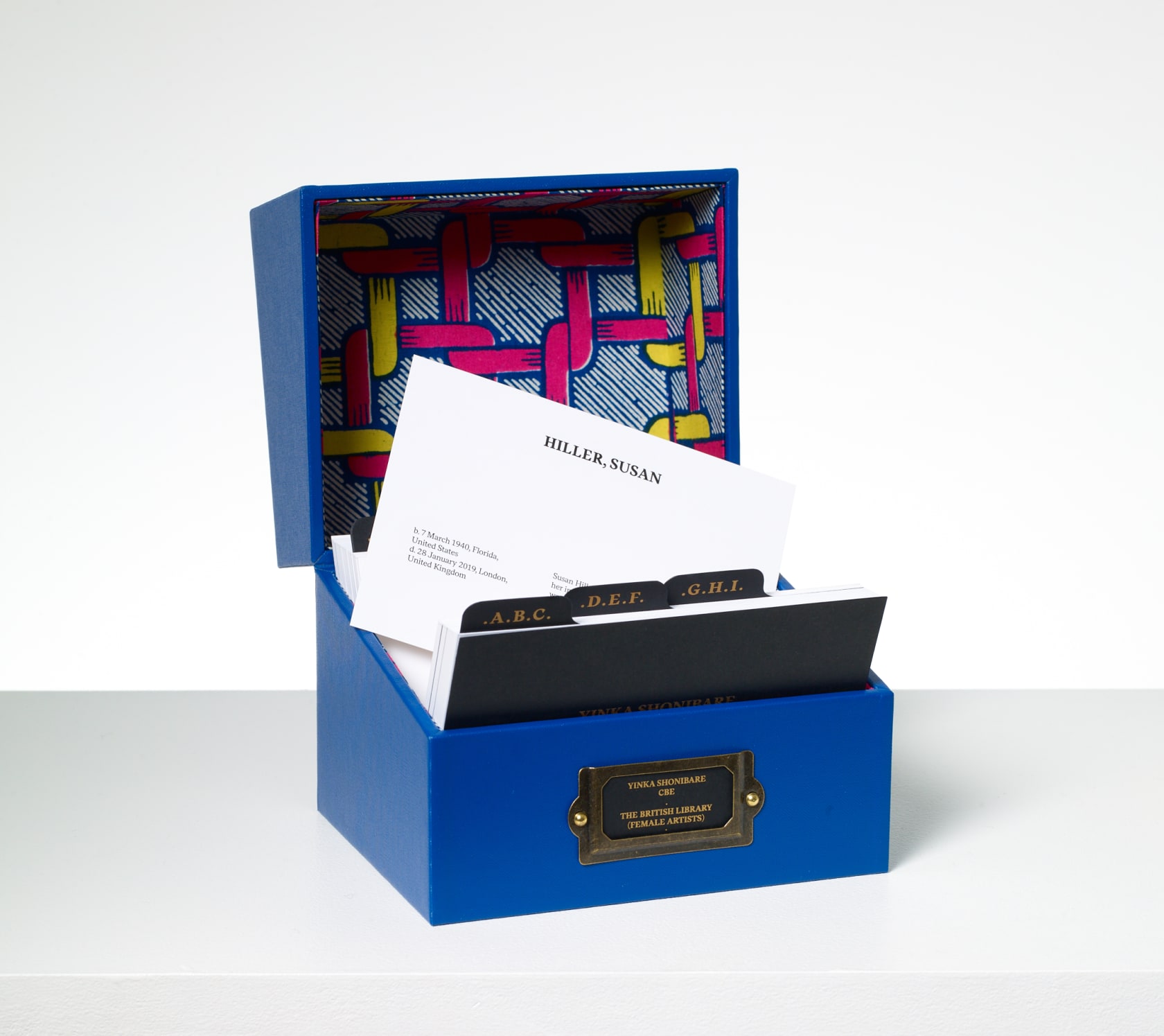 Yinka Shonibare CBE RA British Library Collections (Female Artists), 2020