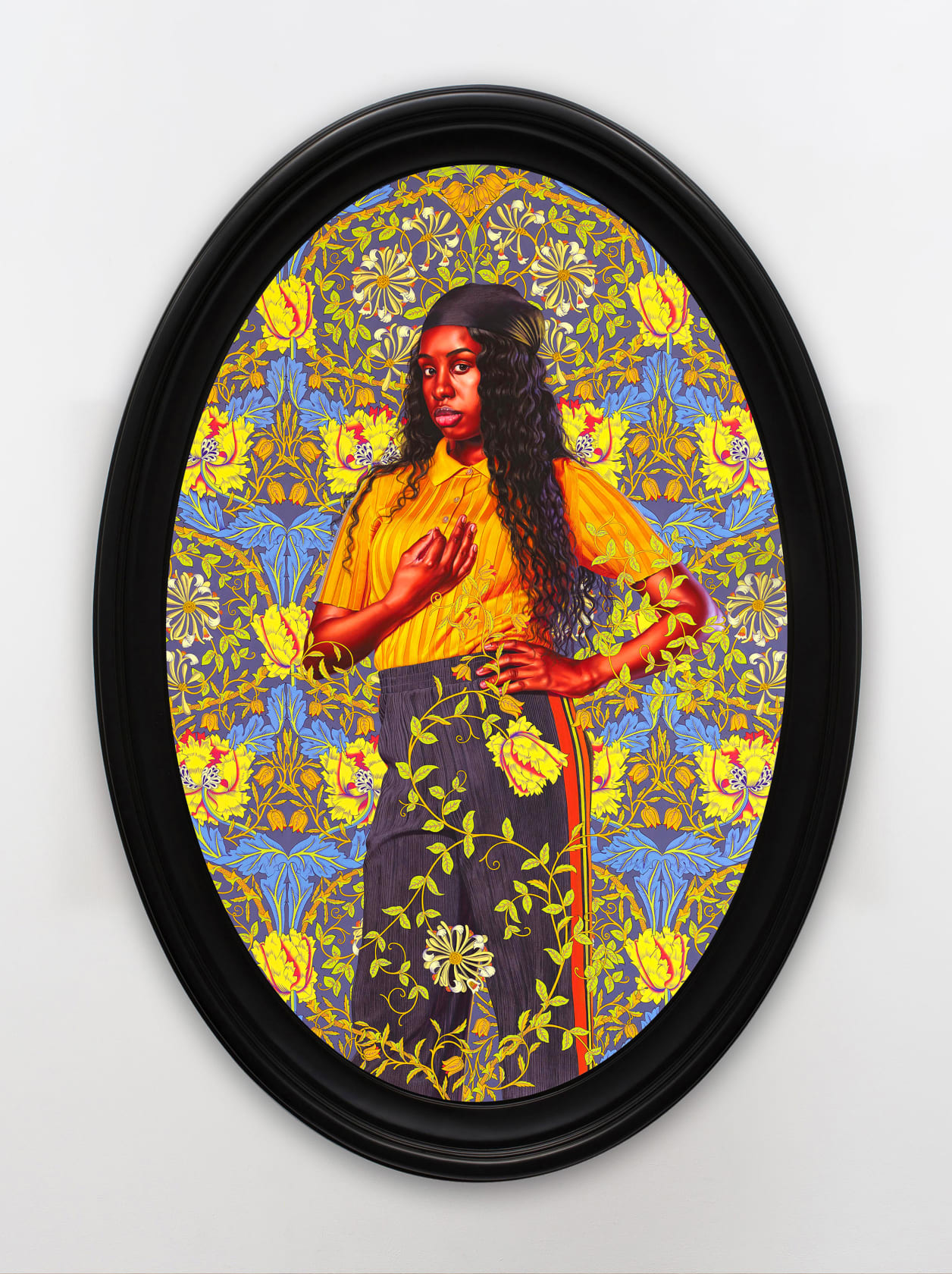 Kehinde Wiley, Portrait of Savannah Essah, 2020