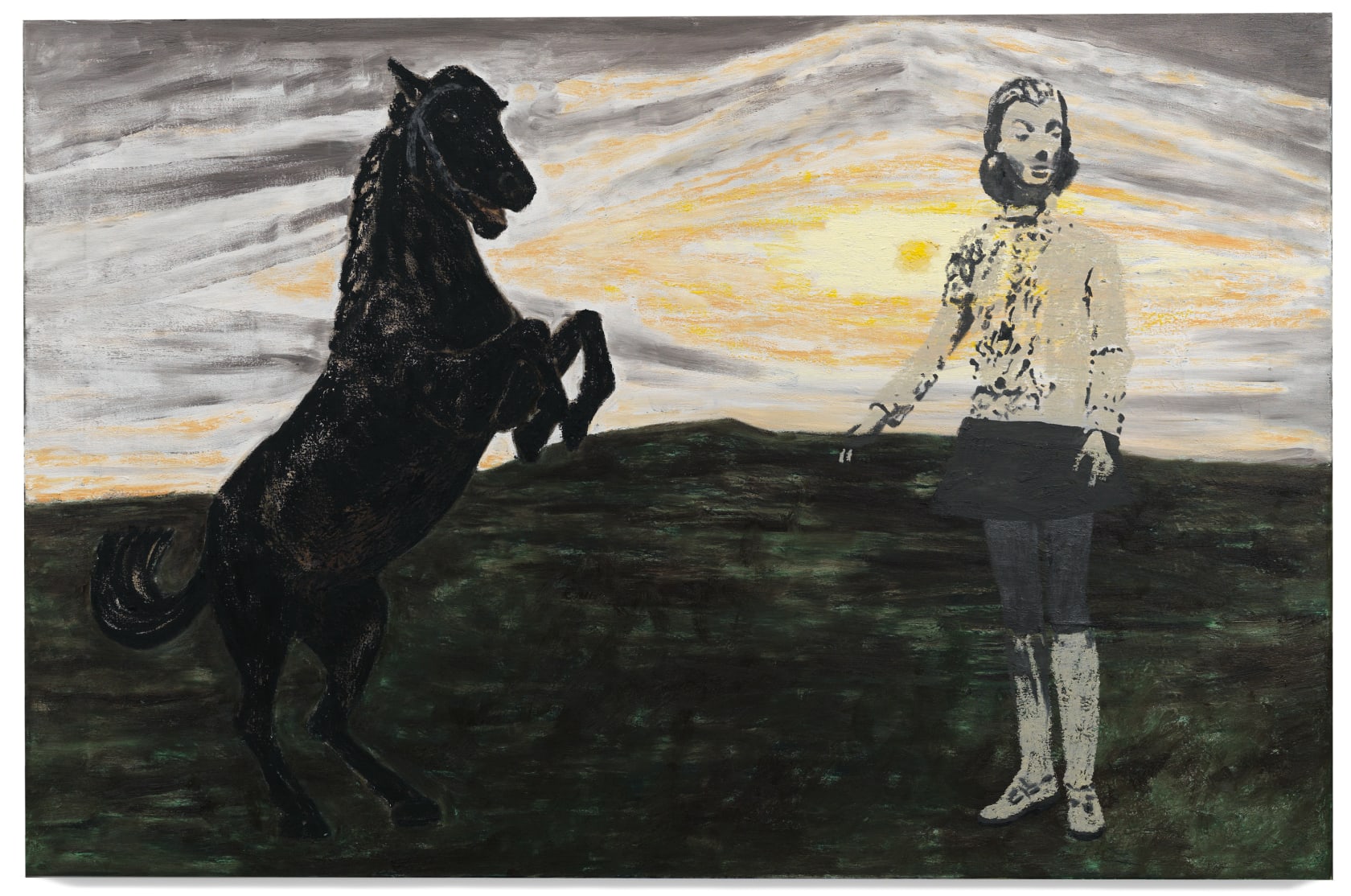 Mamma Andersson, The Horse, The Ghost, The Sun, 2020
