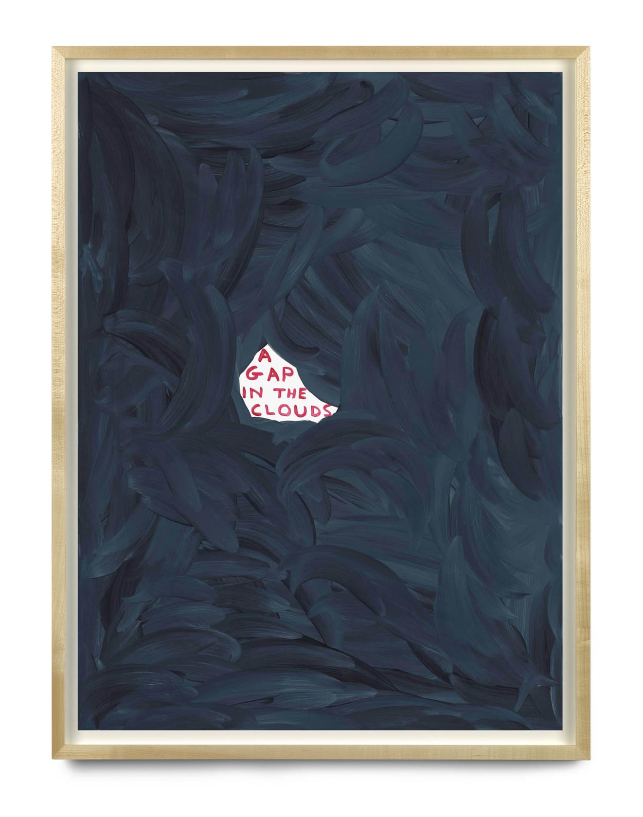 David Shrigley, Untitled (A gap in the clouds), 2020