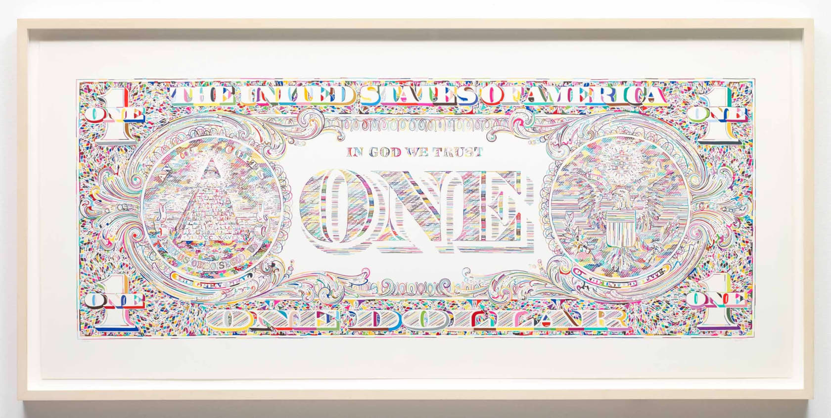 Tom Friedman, Untitled (dollar bill back), 2011