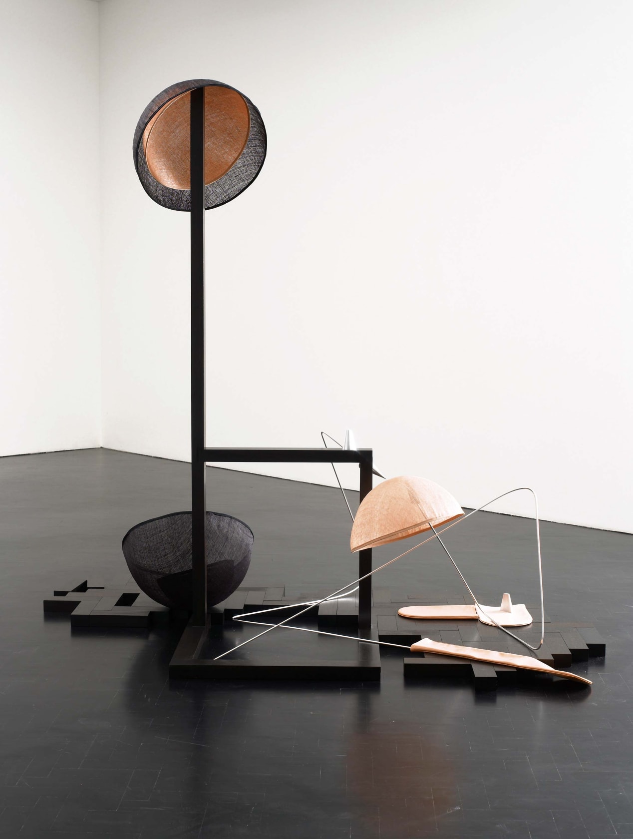 Claire Barclay, Flat Peach I, 2010