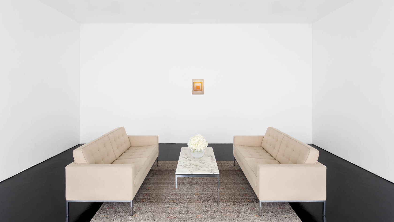 Juan Araujo, Painting of two whites between two yellows, 2020