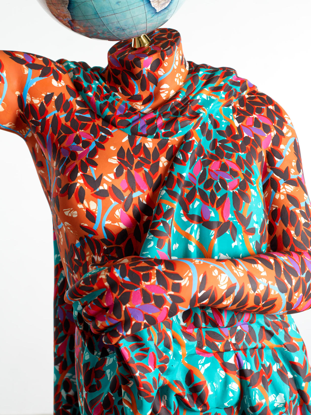 Yinka Shonibare CBE, Wounded Amazon (after Sosikles), 2019