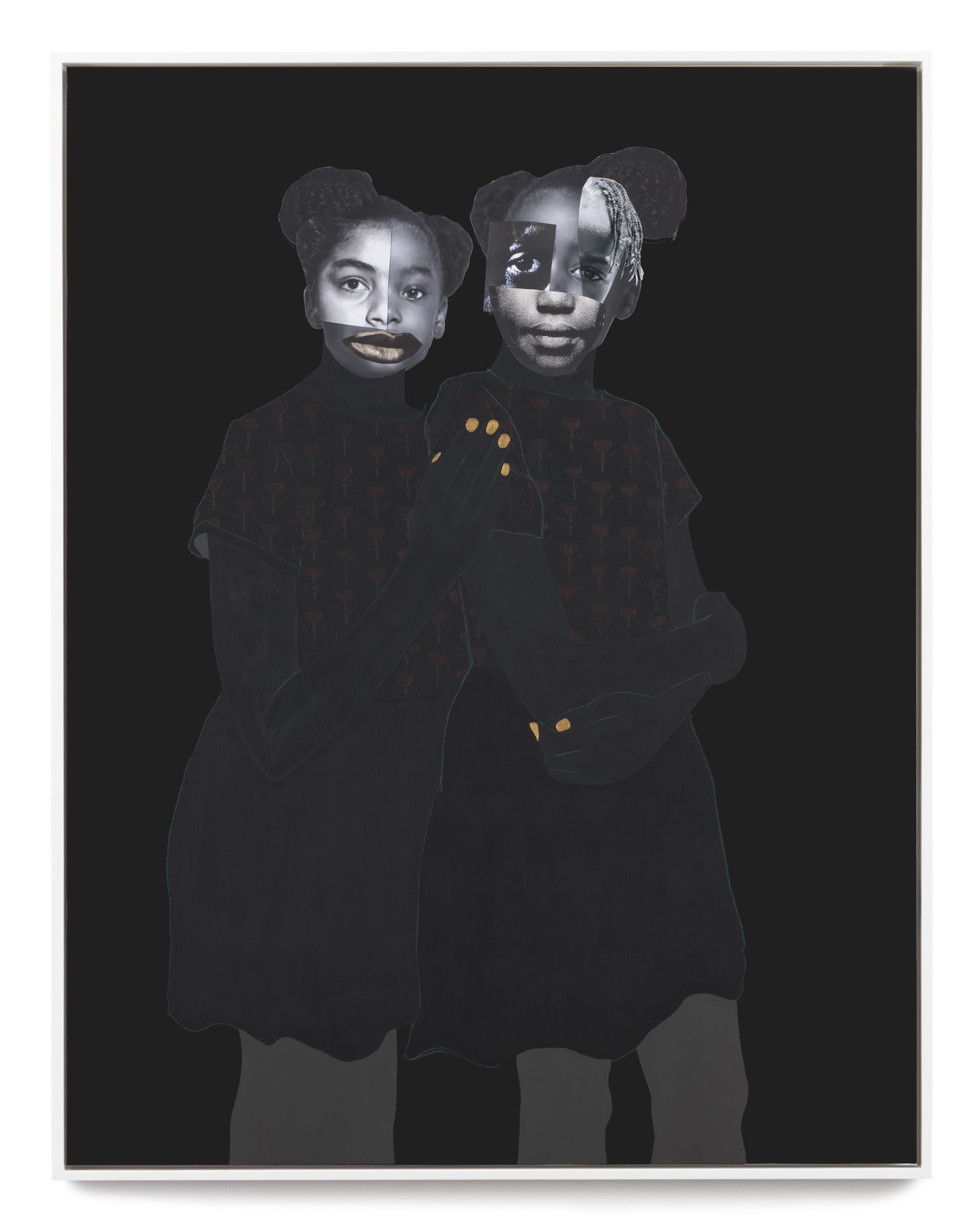 Deborah Roberts, Portraits: When they look back (No. 3), 2020