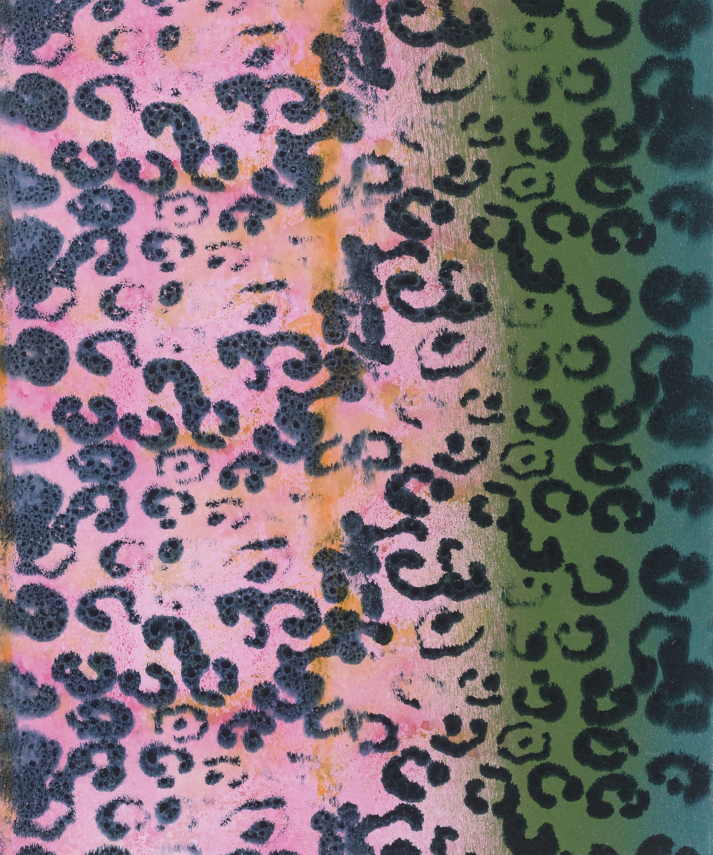 Luiz Zerbini, Small rectangular slice of pattern 4, 2020
