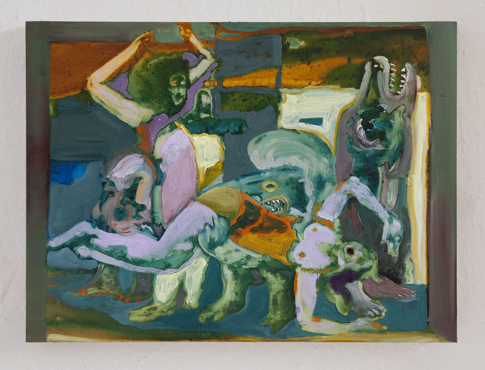 Joshua Hagler, 'The Dogs Grow Larger,' after Max Beckmann 1947, 2019