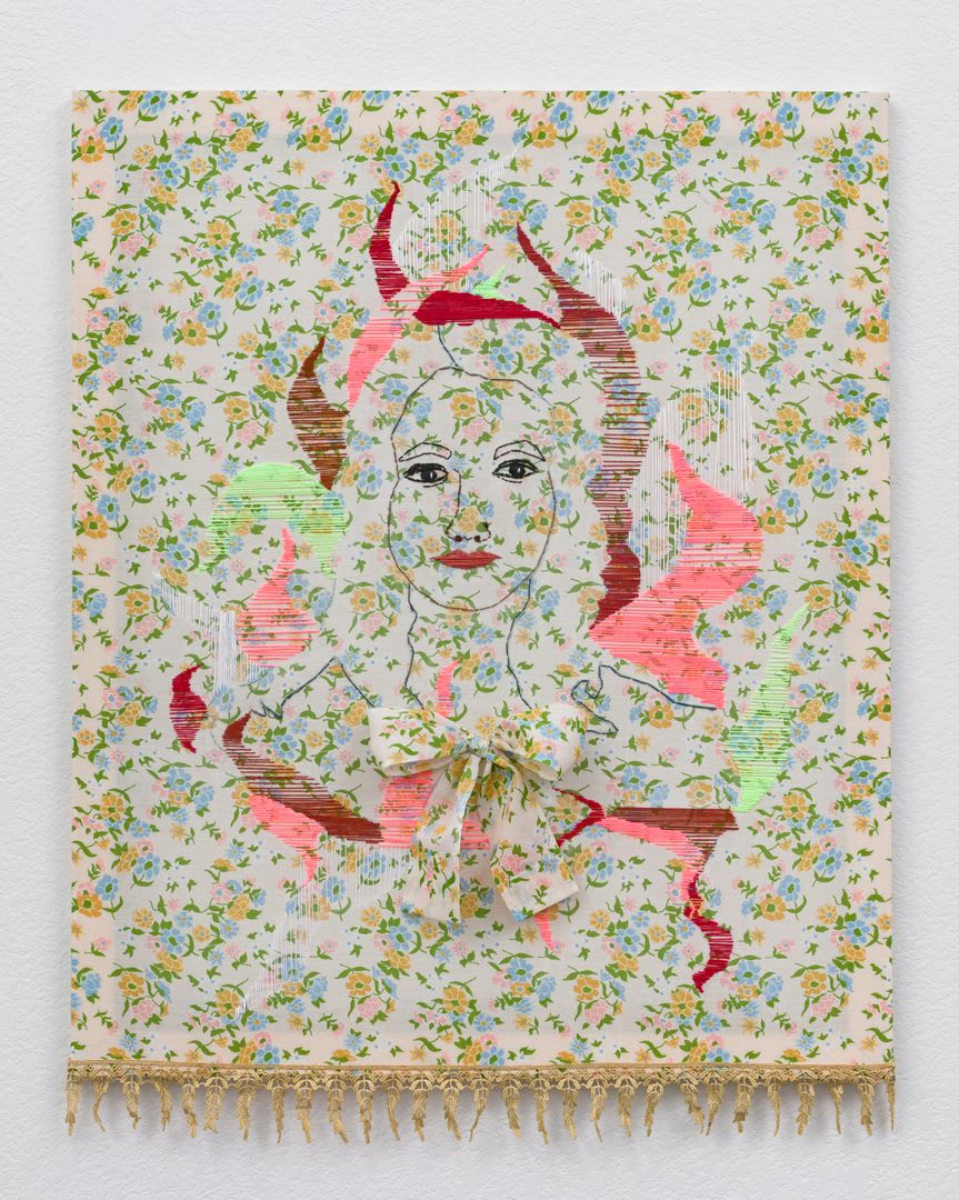 Suchitra Mattai, A sweet tempest and an orange sky, 2021