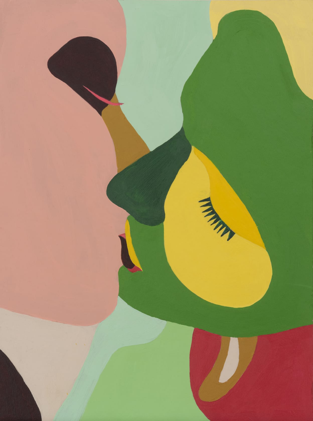 Helen Beard, Study for Do I Dare to Eat a Peach, 2019