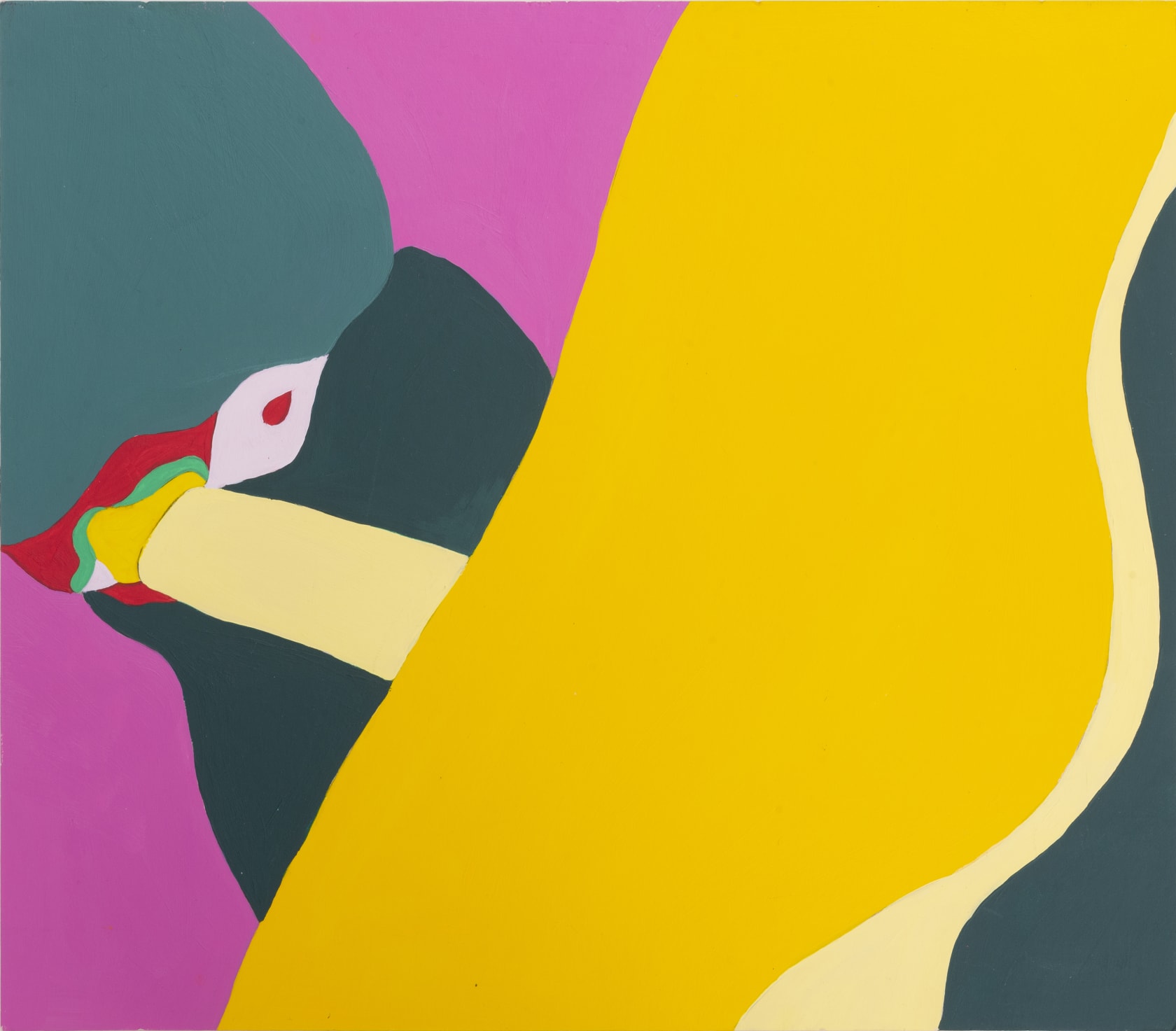 Helen Beard, Study for Yellow Haunch, 2019