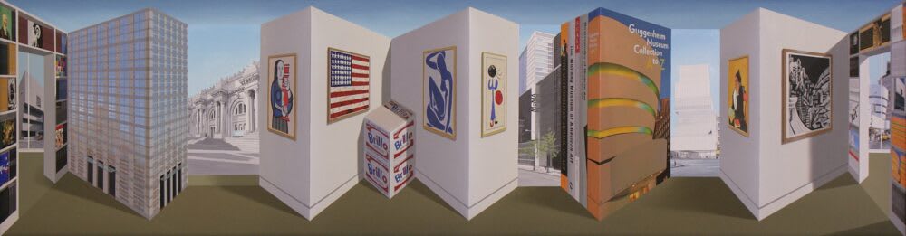 Patrick Hughes Museums of Manhattan, 2011