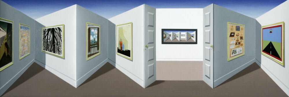 Patrick Hughes World Within World, 2010