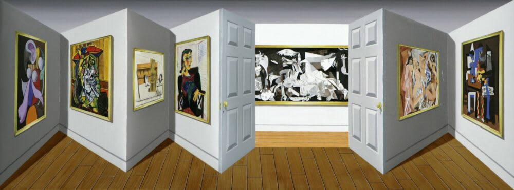 Patrick Hughes Picassoish, 2010