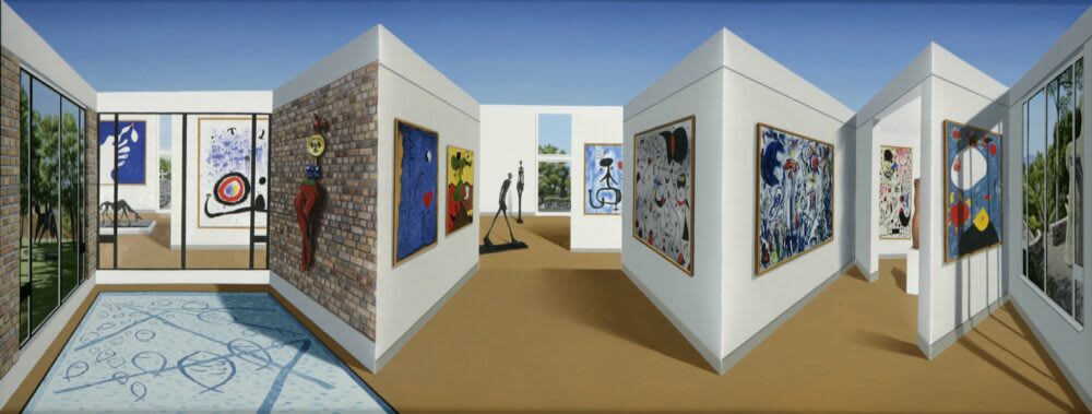 Patrick Hughes La Foundation Maeght , 2011