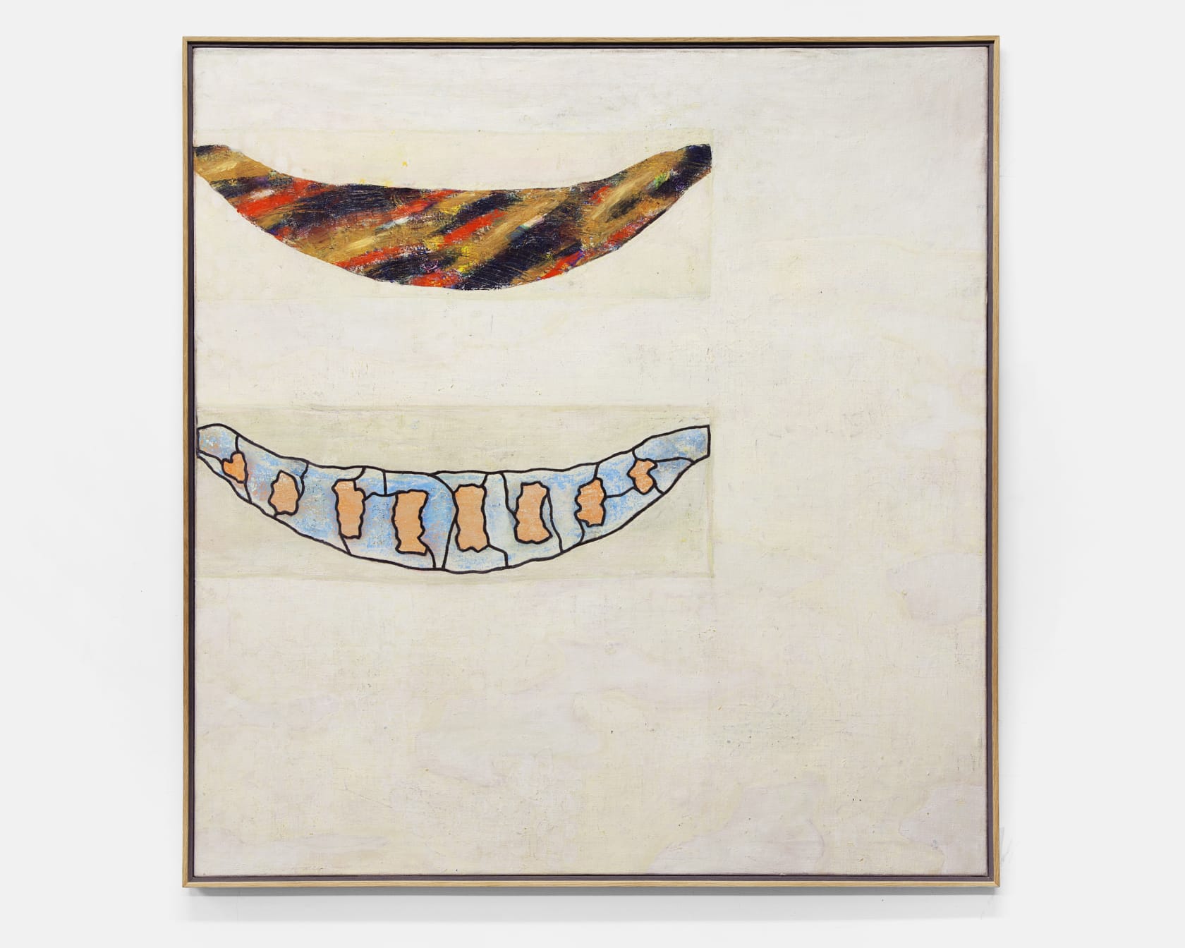 PRUNELLA CLOUGH Swags, 1993 Oil on canvas 111.5 x 116.5 cm | 43 7/8 x 45 7/8 in Enquire