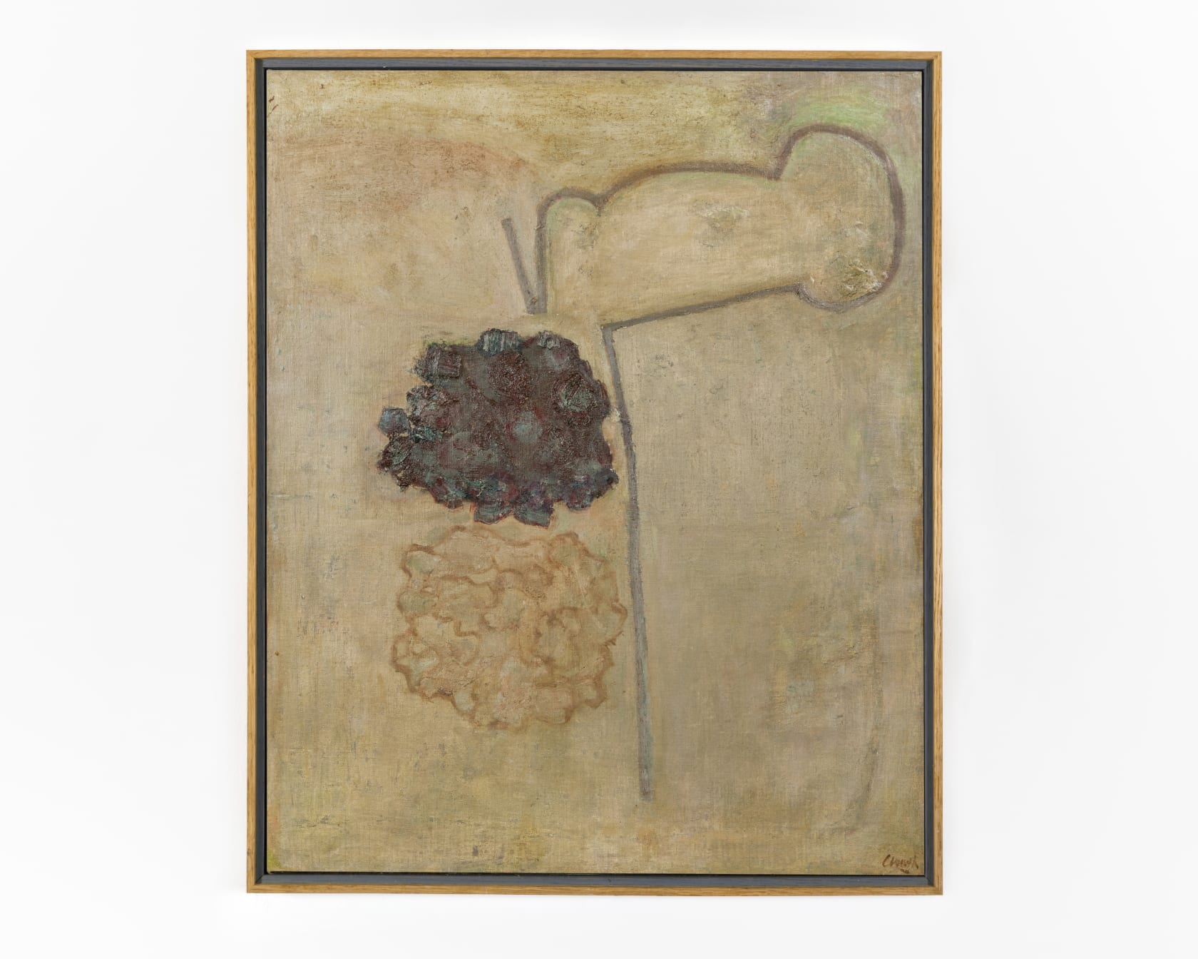 PRUNELLA CLOUGH Winter Garden, c. 1960 Oil on canvas 69 x 56 cm | 27 1/8 x 22 1/8 in...