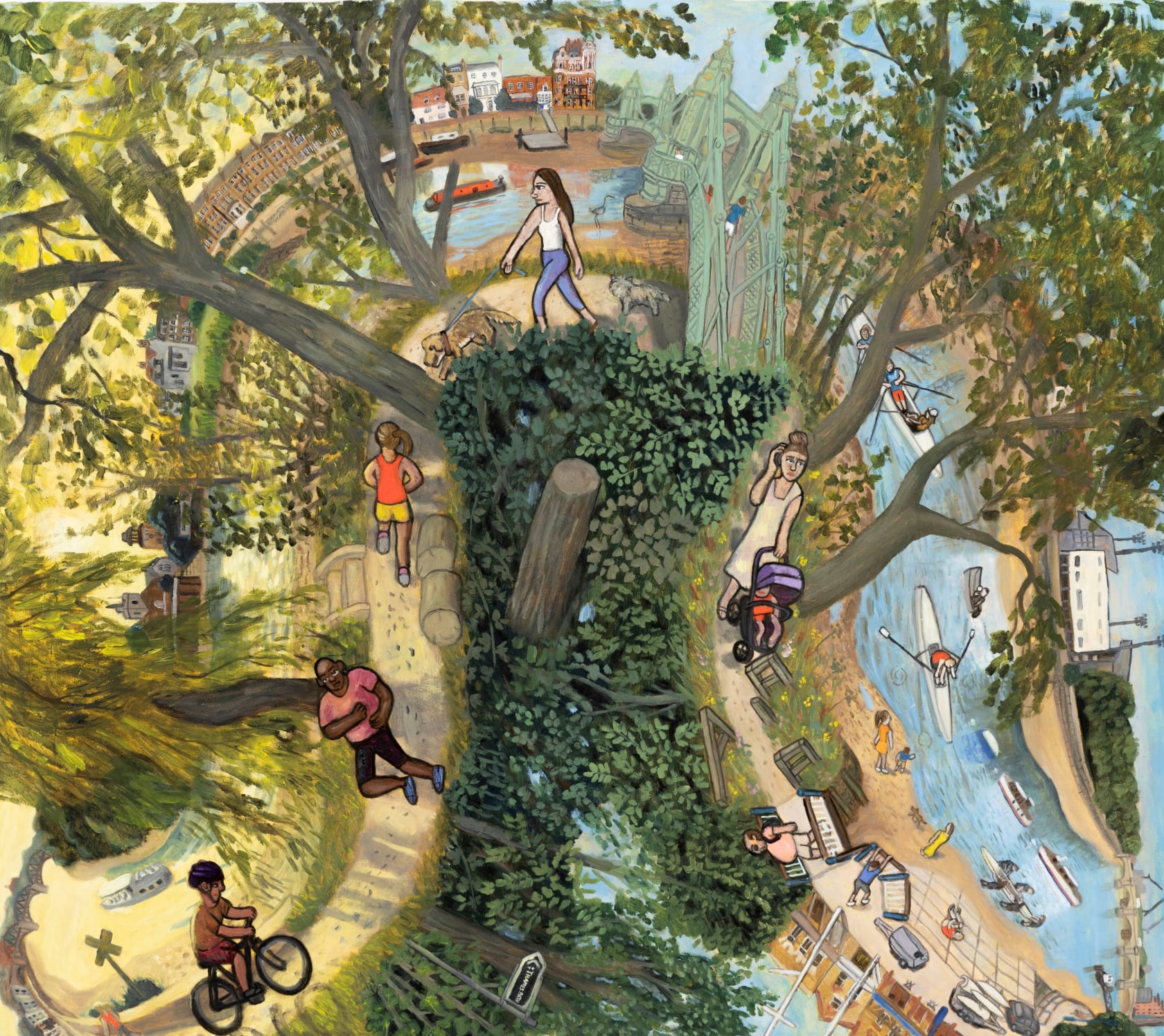 Jiro Osuga The River, 2. Barnes Bridge to Putney Bridge, 2019