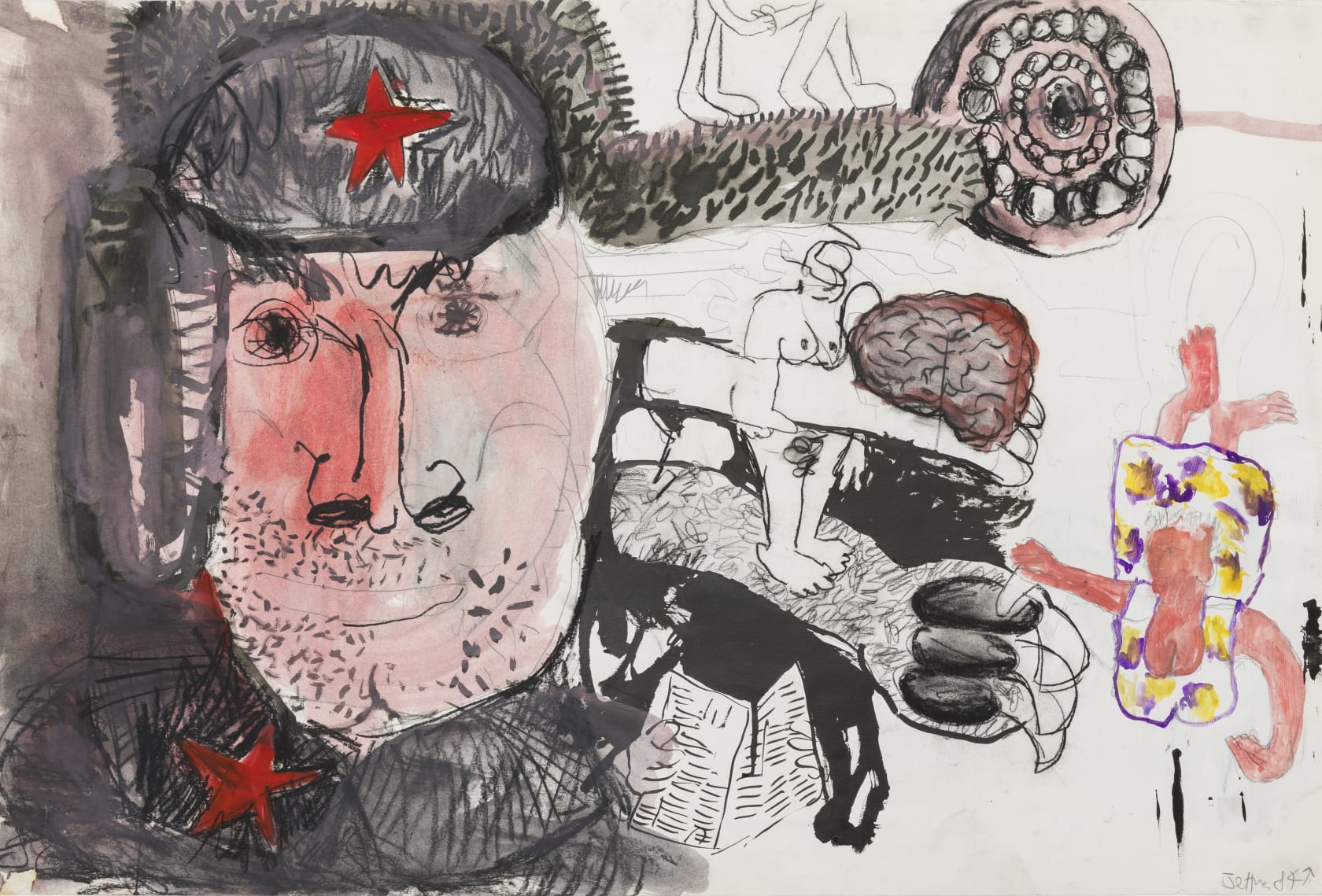 Neil Jeffries Self Portrait, 1984