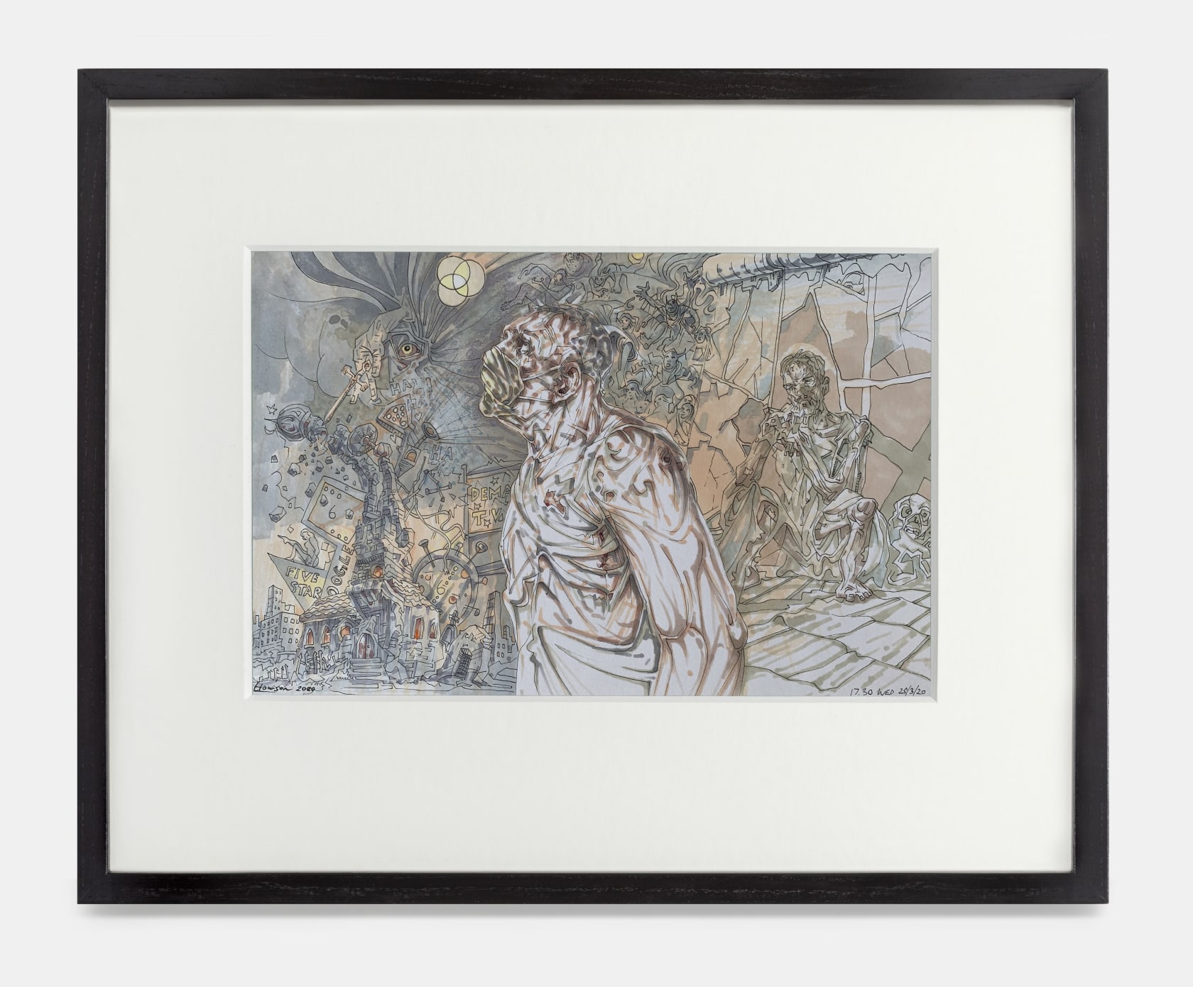 Peter Howson For What we are About to Receive , 2020