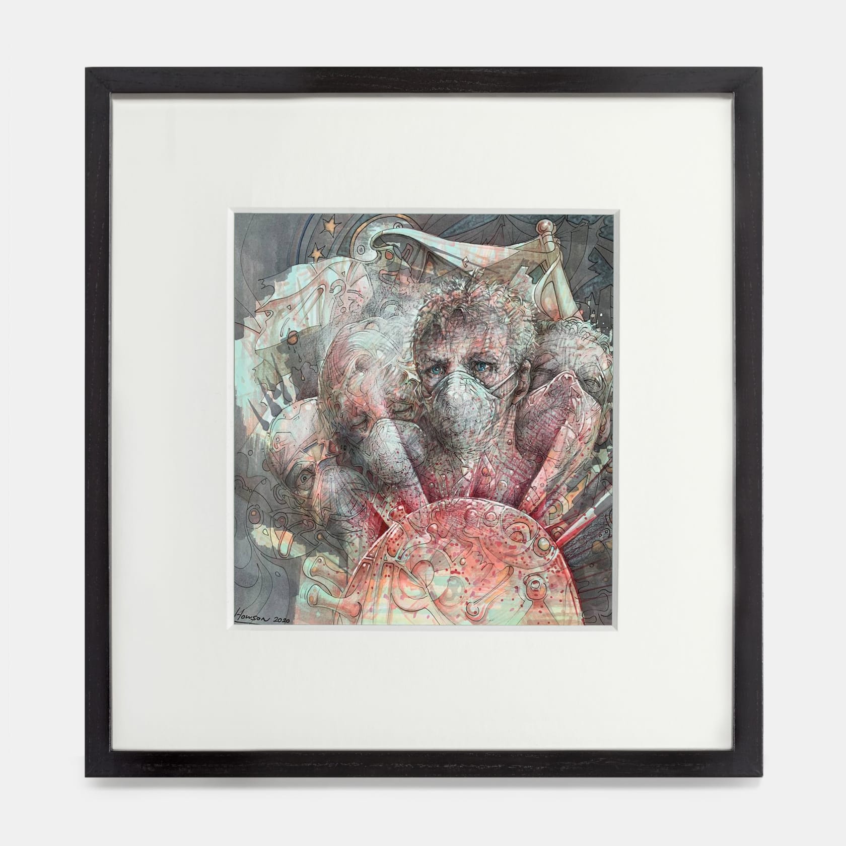 Peter Howson In It Together, 2020